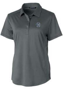 Cutter and Buck Penn State Nittany Lions Womens Grey Vault Prospect Textured Short Sleeve Polo Shi..