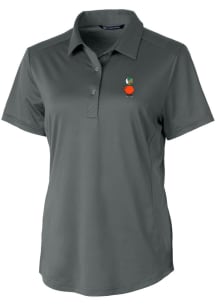 Cutter and Buck UCF Knights Womens Anthracite Vault Prospect Short Sleeve Polo Shirt