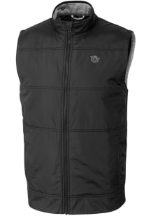 Cutter and Buck Cincinnati Bearcats Mens Black Stealth Hybrid Quilted Sleeveless Jacket
