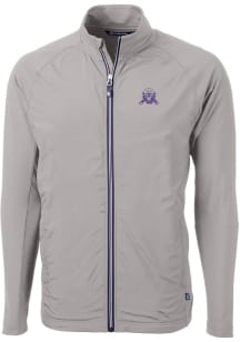 Cutter and Buck Northwestern Wildcats Mens Grey Adapt Eco Light Weight Jacket