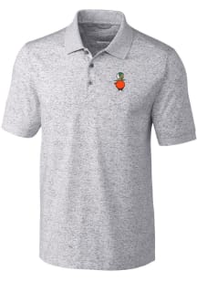 Cutter and Buck UCF Knights Mens Grey Vault Advantage Space Dye Short Sleeve Polo