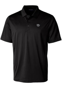 Cutter and Buck Cincinnati Bearcats Mens Black Prospect Textured Short Sleeve Polo