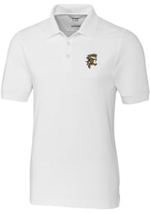 Cutter and Buck Grambling State Tigers Mens White Vault Advantage Short Sleeve Polo