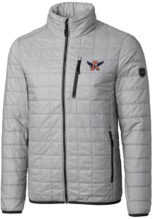 Cutter and Buck Auburn Tigers Mens Grey Vault Rainier PrimaLoft Filled Jacket