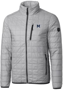 Cutter and Buck Michigan Wolverines Mens Grey Vault Rainier PrimaLoft Filled Jacket