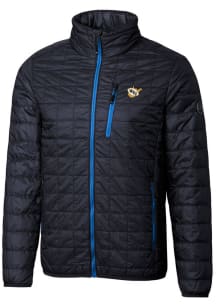 Cutter and Buck West Virginia Mountaineers Mens Navy Blue Vault Rainier PrimaLoft Filled Jacket