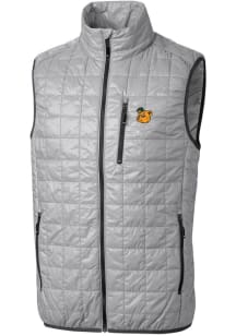 Cutter and Buck Baylor Bears Mens Grey Vault Rainier PrimaLoft Sleeveless Jacket