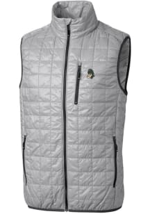 Cutter and Buck Michigan State Spartans Mens Grey Vault Rainier PrimaLoft Sleeveless Jacket