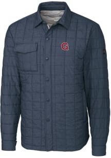 Cutter and Buck Gonzaga Bulldogs Mens Anthracite Vault Rainier PrimaLoft Outerwear Lined Jacket