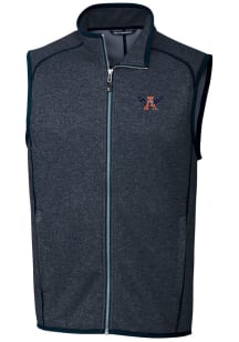 Cutter and Buck Auburn Tigers Mens Navy Blue Mainsail Sleeveless Jacket