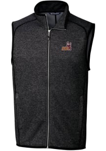 Cutter and Buck Arizona State Sun Devils Mens Charcoal Mainsail Sleeveless Jacket