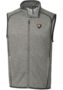 Cutter and Buck Illinois Fighting Illini Mens Grey Mainsail Sleeveless Jacket