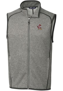 Cutter and Buck Louisville Cardinals Mens Grey Mainsail Sleeveless Jacket
