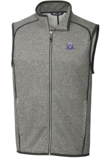 Cutter and Buck Northwestern Wildcats Mens Grey Mainsail Sleeveless Jacket