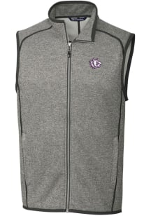 Cutter and Buck TCU Horned Frogs Mens Grey Mainsail Sleeveless Jacket
