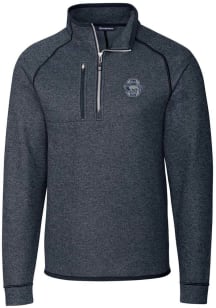 Cutter and Buck Penn State Nittany Lions Mens Navy Blue Mainsail Long Sleeve Qtr Zip Pullover