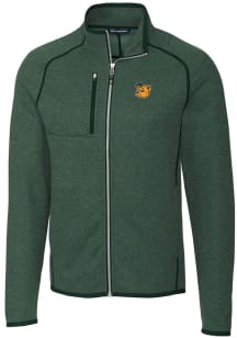 Cutter and Buck Baylor Bears Mens Green Vault Mainsail Medium Weight Jacket
