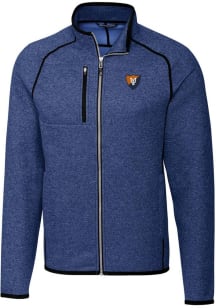 Cutter and Buck Illinois Fighting Illini Mens Blue Mainsail Design Medium Weight Jacket