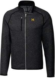Cutter and Buck Michigan Wolverines Mens Grey Vault Mainsail Design Medium Weight Jacket