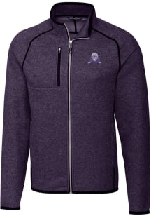 Cutter and Buck Northwestern Wildcats Mens Purple Vault Mainsail Medium Weight Jacket