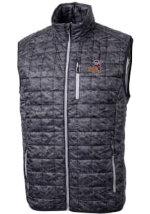 Cutter and Buck Arizona State Sun Devils Mens Black Rainier PrimaLoft Printed Sleeveless Jacket