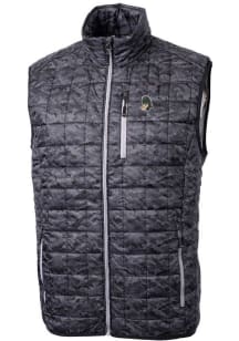 Cutter and Buck Michigan State Spartans Mens Black Rainier PrimaLoft Printed Design Sleeveless Jac..