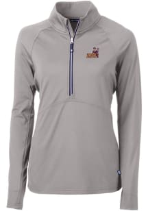 Cutter and Buck Arizona State Sun Devils Womens Anthracite Adapt Eco Qtr Zip