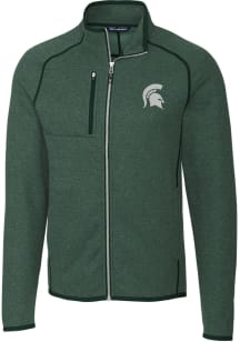 Cutter and Buck Michigan State Spartans Mens Green Mainsail Style Medium Weight Jacket