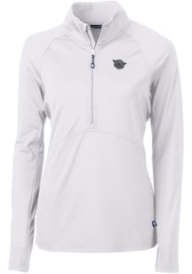 Cutter and Buck Cincinnati Bearcats Womens White Vault Adapt Eco Qtr Zip