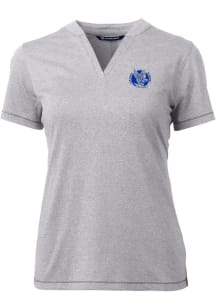 Cutter and Buck Air Force Falcons Womens Grey Vault Forge Short Sleeve T-Shirt