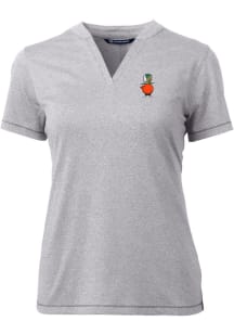 Cutter and Buck UCF Knights Womens Grey Vault Forge Short Sleeve T-Shirt