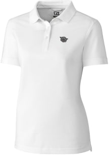 Cutter and Buck Cincinnati Bearcats Womens White Vault Advantage Pique Short Sleeve Polo Shirt