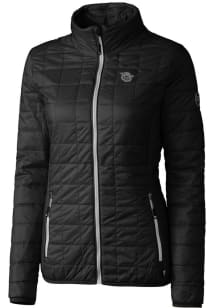 Cutter and Buck Cincinnati Bearcats Womens Black Vault Rainier PrimaLoft Puffer Filled Jacket