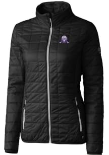 Cutter and Buck Northwestern Wildcats Womens Black Vault Rainier PrimaLoft Filled Jacket