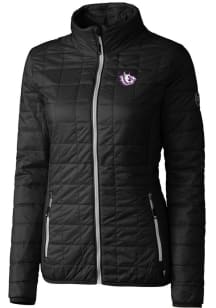 Cutter and Buck TCU Horned Frogs Womens Black Vault Rainier PrimaLoft Puffer Filled Jacket