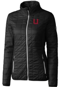 Cutter and Buck Utah Utes Womens Black Vault Rainier PrimaLoft Puffer Filled Jacket