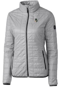 Cutter and Buck Michigan State Spartans Womens Grey Vault Rainier PrimaLoft Filled Jacket