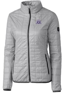 Cutter and Buck Northwestern Wildcats Womens Grey Vault Rainier PrimaLoft Filled Jacket