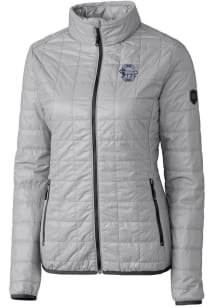 Cutter and Buck Penn State Nittany Lions Womens Grey Vault Rainier PrimaLoft Puffer Filled Jacket