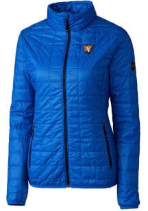 Cutter and Buck Illinois Fighting Illini Womens Blue Rainier PrimaLoft Puffer Filled Jacket