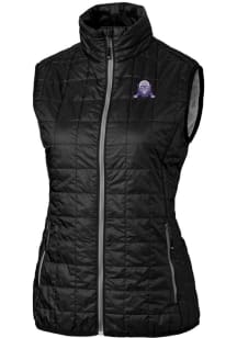 Cutter and Buck Northwestern Wildcats Womens Black Vault Rainier PrimaLoft Vest