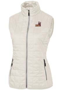 Cutter and Buck Arizona State Sun Devils Womens White Vault Rainier PrimaLoft Vest