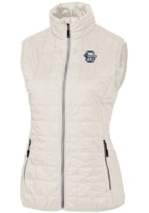 Cutter and Buck Penn State Nittany Lions Womens White Vault Rainier PrimaLoft Puffer Vest