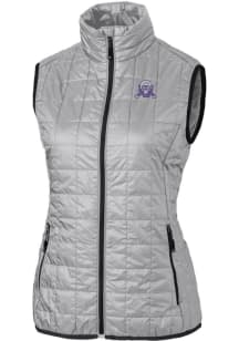 Cutter and Buck Northwestern Wildcats Womens Grey Vault Rainier PrimaLoft Vest