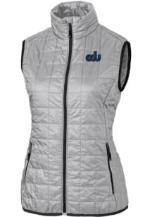 Cutter and Buck Old Dominion Monarchs Womens Grey Rainier PrimaLoft Puffer Vest