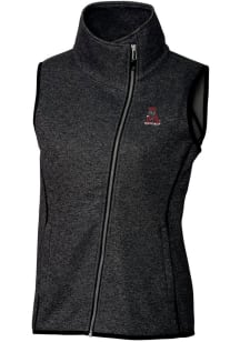 Cutter and Buck Alabama Crimson Tide Womens Grey Vault Mainsail Asymmetrical Vest