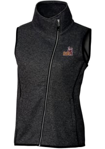 Cutter and Buck Arizona State Sun Devils Womens Grey Vault Mainsail Asymmetrical Vest