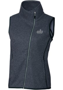 Cutter and Buck Old Dominion Monarchs Womens Navy Blue Vault Mainsail Asymmetrical Vest