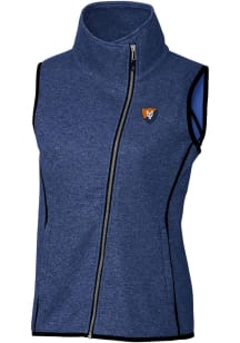 Cutter and Buck Illinois Fighting Illini Womens Blue Mainsail Vest