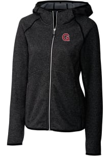 Cutter and Buck Gonzaga Bulldogs Womens Grey Vault Mainsail Medium Weight Jacket